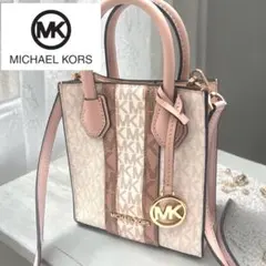 《限定/美品》MICHAEL KORS ショルダーバッグ ミニ 携帯 ベージュ