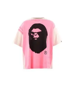 セントマイケル25AW新作APEコラボ BAPE SS TEE 白×グリーンXL セントマイケル25AW新作APEコラボ BAPE SS TEE 白×グリーンXL