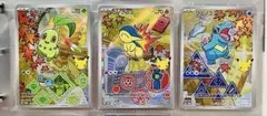 ポケカ 30周年 御三家 チコリータ・ヒノアラシ・ワニノコ AR 3枚