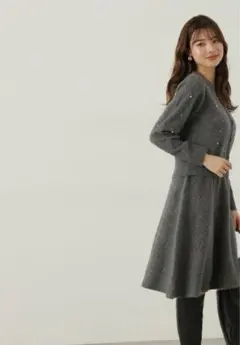 プロポーションボディドレッシングニットセットアップ