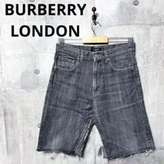 BURBERRY LONDON リメイクブラックデニムハーフパンツのサムネイル
