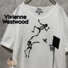 【44サイズ】ヴィヴィアンウエストウッド 半袖 Tシャツ スカル バスケ 古着のサムネイル