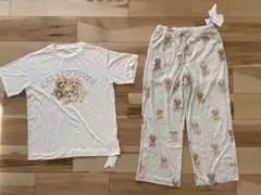 【新品タグ付き】ジェラピケ　ルームウェア 上下セット DOG柄 トイプードル