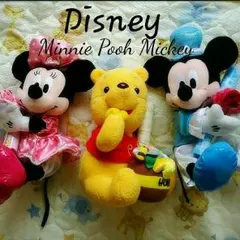 ディズニー★電報ぬいぐるみ★ミッキー★ミニー★プーさん