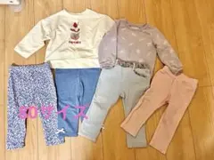 女の子用 長袖トップス・パンツ まとめ売り