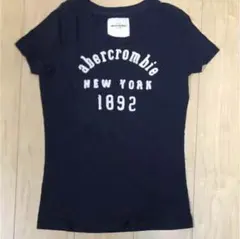 アバクロ 半袖Tシャツ ネイビー