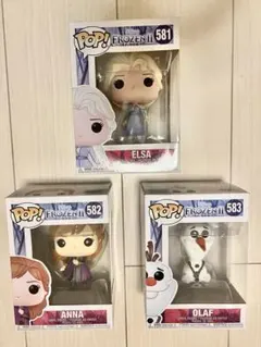アナと雪の女王 II PoP! フィギュア3セット 未開封