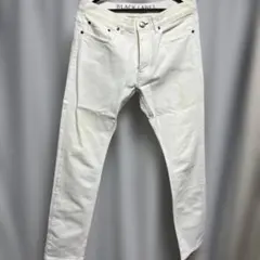 BLACK LABEL ホワイトデニム スリムフィット