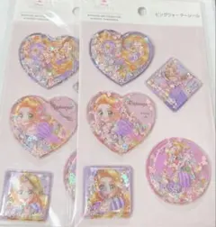 ラプンツェル ウォーターシール 2点セット セリアディズニー中川翔子