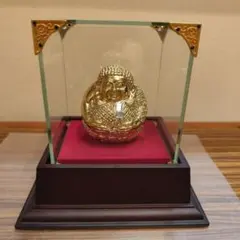 関工芸 武比古作 純銀 瓢箪 置物 ケース付き 瓢箪から駒 銀細工