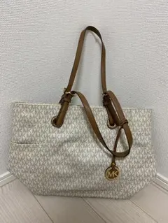 MICHAEL KORS トートバッグ ホワイト/ベージュ