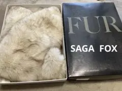 SAGAFOX 箱あり 着物ショール ベージュ
