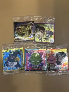 ドラゴンボール 超戦士シール ウエハース超 5枚セット