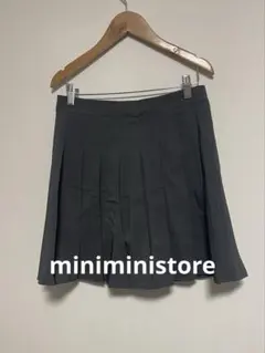 ミニミニストア プリーツ ミニスカート L グレー 制服のサムネイル