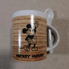 ミッキーマウス マグカップ スプーン付き