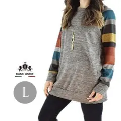 チュニック レディース ワンピース セーター 長袖 ニット トレーナー シャツ