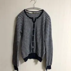 earth music and ecology レディース　チェックカーディガン