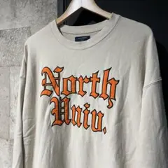 BACK NUMBER バックナンバー スウェット ベージュ L