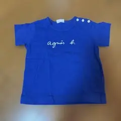 kiki♡様 専用　aguis b. 青 Tシャツ 肩ボタン付き　2ans