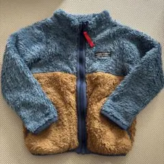 BREEZE ブリーズ ボアジャケット 100cm ブルー　シャギー