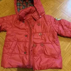 Miki House 赤いダウンコート 90