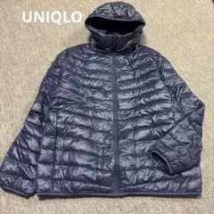 ウルトラライトダウンフード ネイビーEXTRA WARM XXL