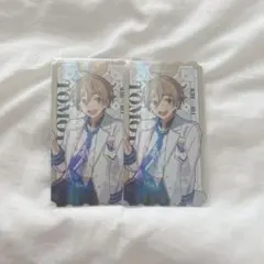 あんスタ スタフォニ 真白友也 チケット風ホロカード 2枚セット