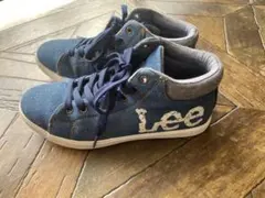 Lee デニム ハイカットスニーカー　24.5cmのサムネイル