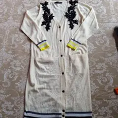 Adonisis ビジュニットロングカーディガン
