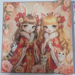 りんりん様❣️ハンドメイドオーダーページ＊猫と女の子パネル909番4