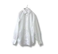 グレイル　GRL レイヤード風ヘムシャツ 白　フリー　長袖　無地　ナチュラル