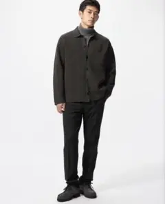 即日発送 ユニクロ ウォームスマートパンツ 79×78 ブラック