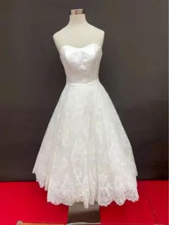 ☆特別セール T-401-500中古ウエディングドレス☆ホワイト7T - メルカリ