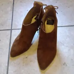 お値下げ中　美品　スエードレザーショートブーツ