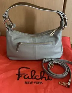 Falchi New York ファルチニューヨーク　グレージュ　バッグ