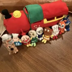 SLマン❤️アンパンマンぬいぐるみ指人形セット