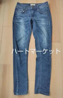 デニムスキニー　ハートマーケット　ストレッチ　スキニーパンツ