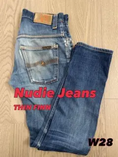 Nudie Jeans Thin Finn W28 スキニー 裾幅16cm