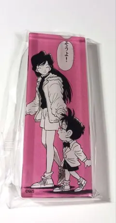 コナン探偵社 アクリルブロック 北栄町 青山剛昌ふるさと館　江戸川コナン 毛利蘭