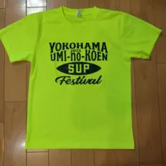 横浜海の公園 2023 参加Tシャツ、M、イエロー、Usedのサムネイル