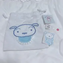 シロ 巾着 ステッカー セット