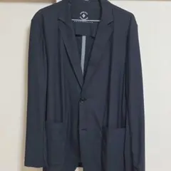 【未使用に近い】テーラード サマージャケット ネイビー