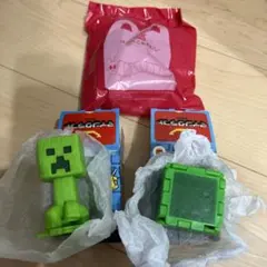 Minecraft マインクラフト　ハッピーセット2点＋はらぺこあおむし1点
