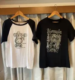 シーイン　プリントTシャツ　２枚セット　XS
