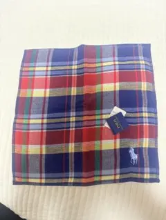 RALPH LAUREN マドラスチェック　タオルハンカチ