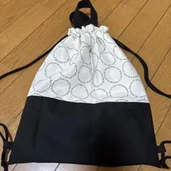人気！北欧　手持ち巾着袋　ナップサック　入学 体操着袋のサムネイル