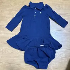 Ralph Lauren 長袖ワンピース 80cm ブルマ付き