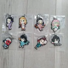 鬼滅の刃　ラバーストラップ　ラバーマスコット　ラバスト　8点