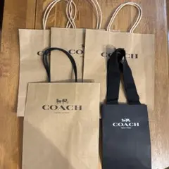 COACH ショップ袋 ショッパー 5枚セット