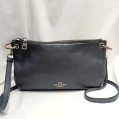COACH コーチ レザー ショルダーバッグ F55661